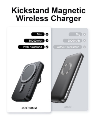 Picture of Joyroom JR-W050 20W Magnetic Wireless Power Bank with Ring Holder 10000mAh