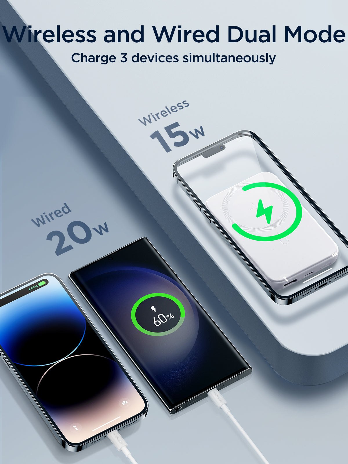 Picture of Joyroom JR-W020 20W Magnetic Wireless Power Bank 10000Mah