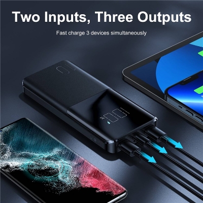 Picture of Joyroom JR-T013 Fast Charging 15W 10000mAh Power Bank Slim Light Weight With Big Digital Display