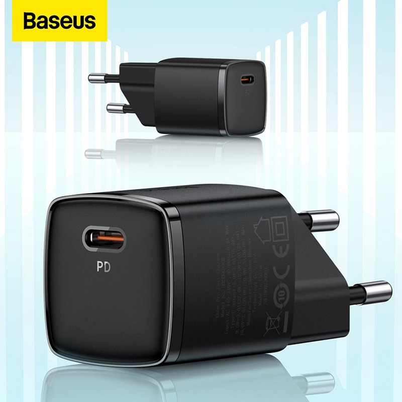 Picture of Baseus 30W GaN5 Type C Fast Charging Charger for iPhone 14 pro max SAMSUNG S22 Huawei Xiaomi Realme EU