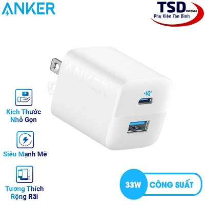 Picture of Anker 323 33W Dual Port Foldable Wall Charger Adapter