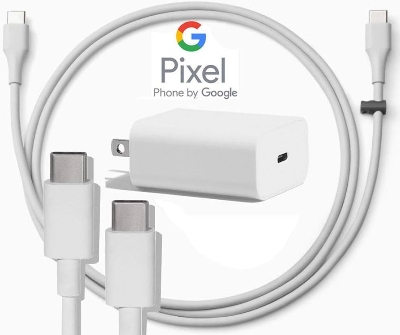 Picture of Google 30W USB-C - Fast Charging Pixel Phone Charger with cable - Compatible with Google Products and Other USB-C devices