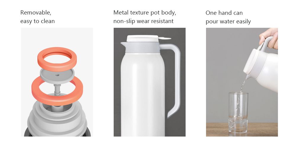 Picture of Xiaomi VIOMI 1.5L Thermo Mug Stainless Steel Vacuum Flask 24 Hours