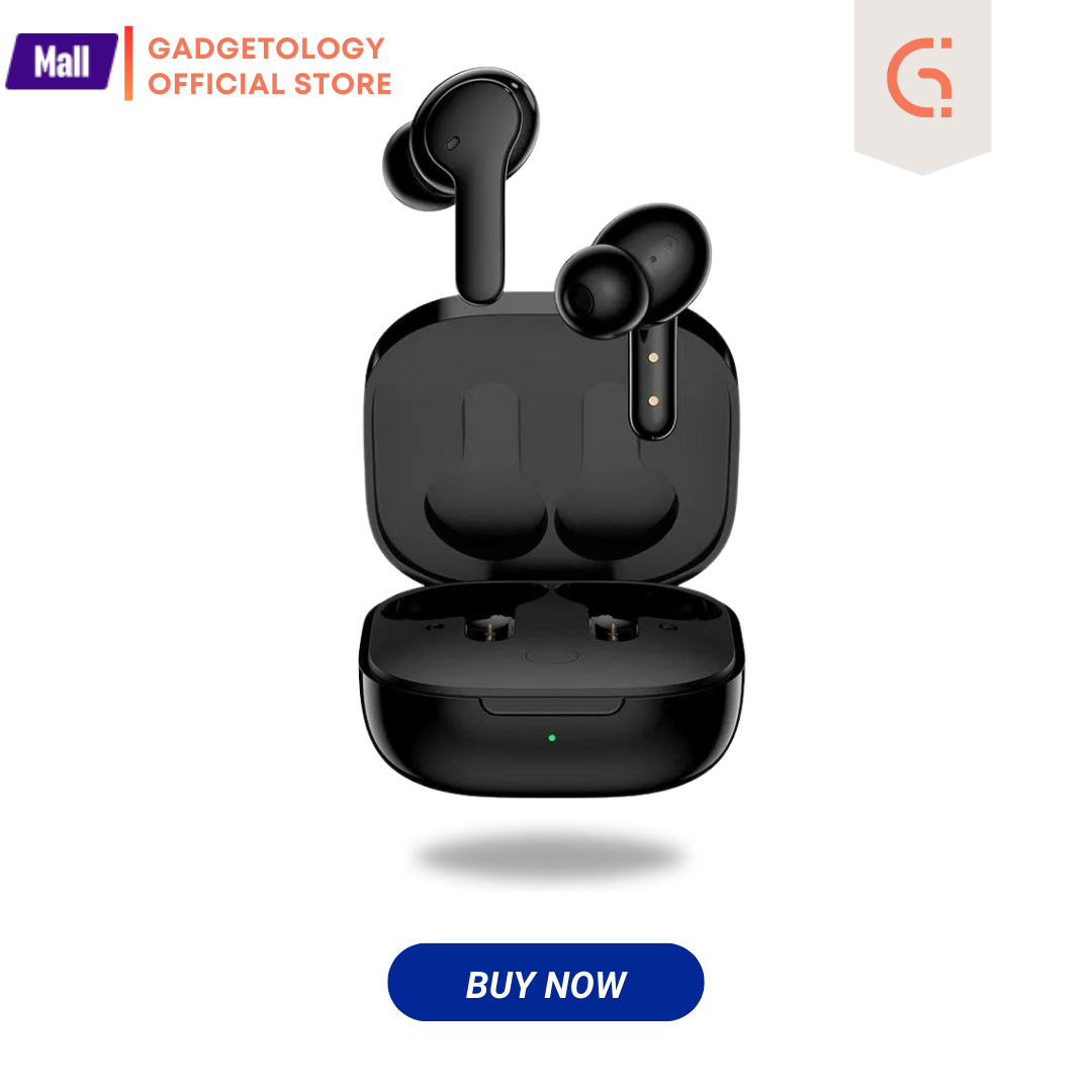Picture of QCY T13 Bluetooth V5.1 ENC HD Call Headset Headphone Wireless TWS Earphone Touch Control Earbuds 4 Microphones Customizing APP - Earbuds | Gadgetology