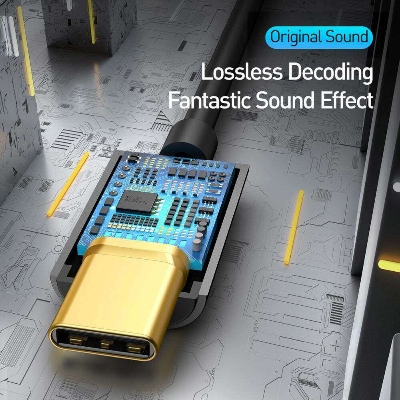 Picture of Baseus Type C To 3.5mm Jack Headphone Audio Aux Adapter Cable