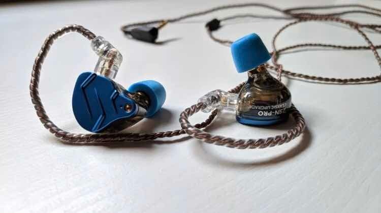 Picture of KZ ZSN Pro Metal Earphone 1BA+1DD Hybrid in Ear Earphones With Mic