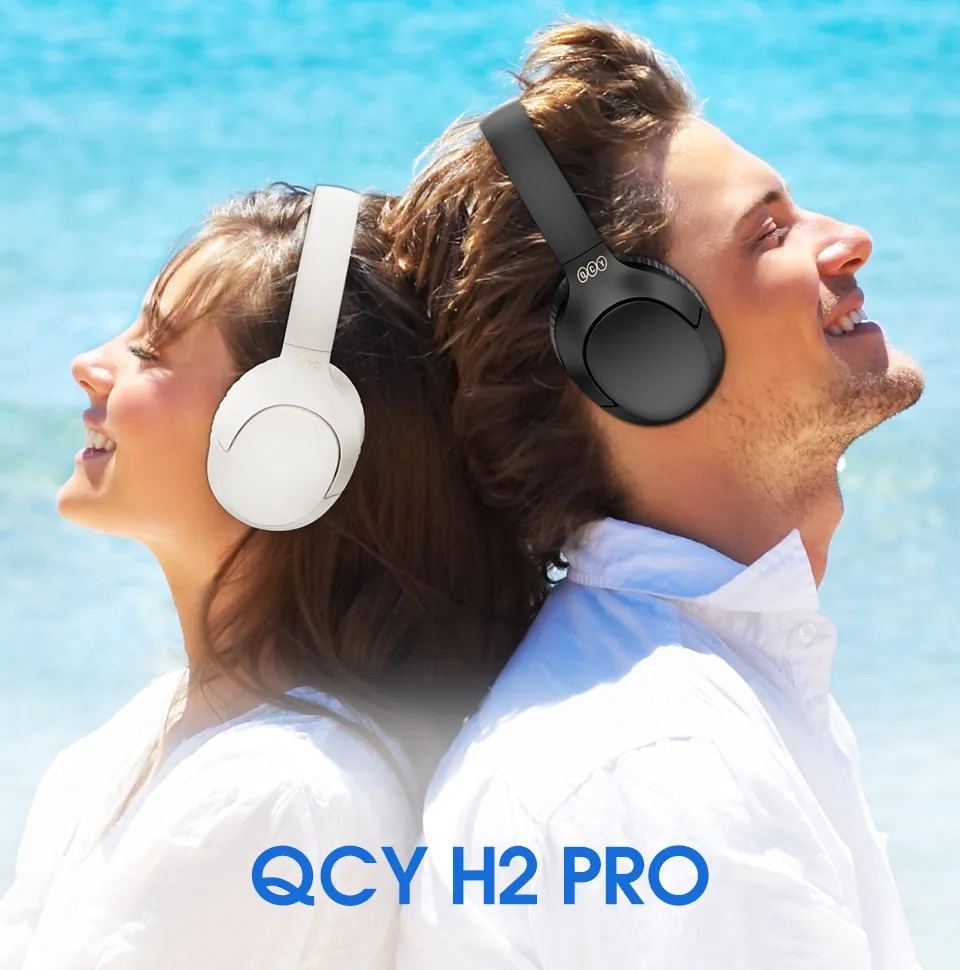 Picture of Qcy H2 Pro 43dB hybrid Active Noice Cancellation Overhead Earphone