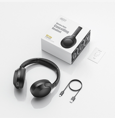 Picture of QCY H3 Lite ANC Wireless Headphones Bluetooth 5.3 Active Noise Cancelling Over Ear Headset 40mm Driver HiFi Sound Earphones