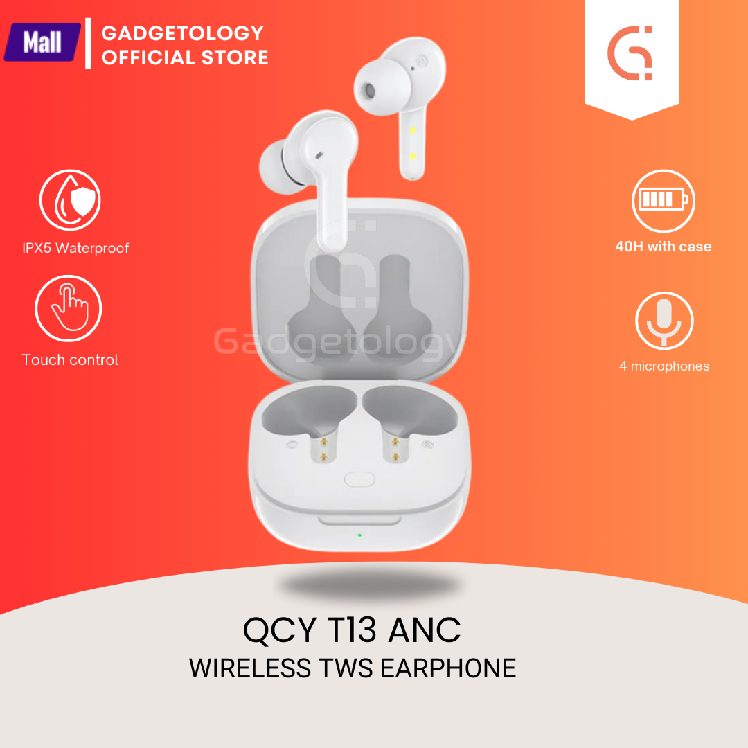 Picture of QCY T13 ANC TWS EARBUD BLUETOOTH WIRELESS