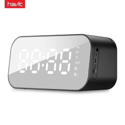 Picture of Havit M3 Smart Wireless Bluetooth Speaker-Black with Alarm Clock