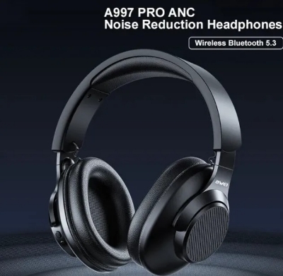Picture of Awei A997 PRO ANC Wireless Stereo Headphone Bluetooth with Mic Noise Cancelling Long Battery Life Explosive Bass