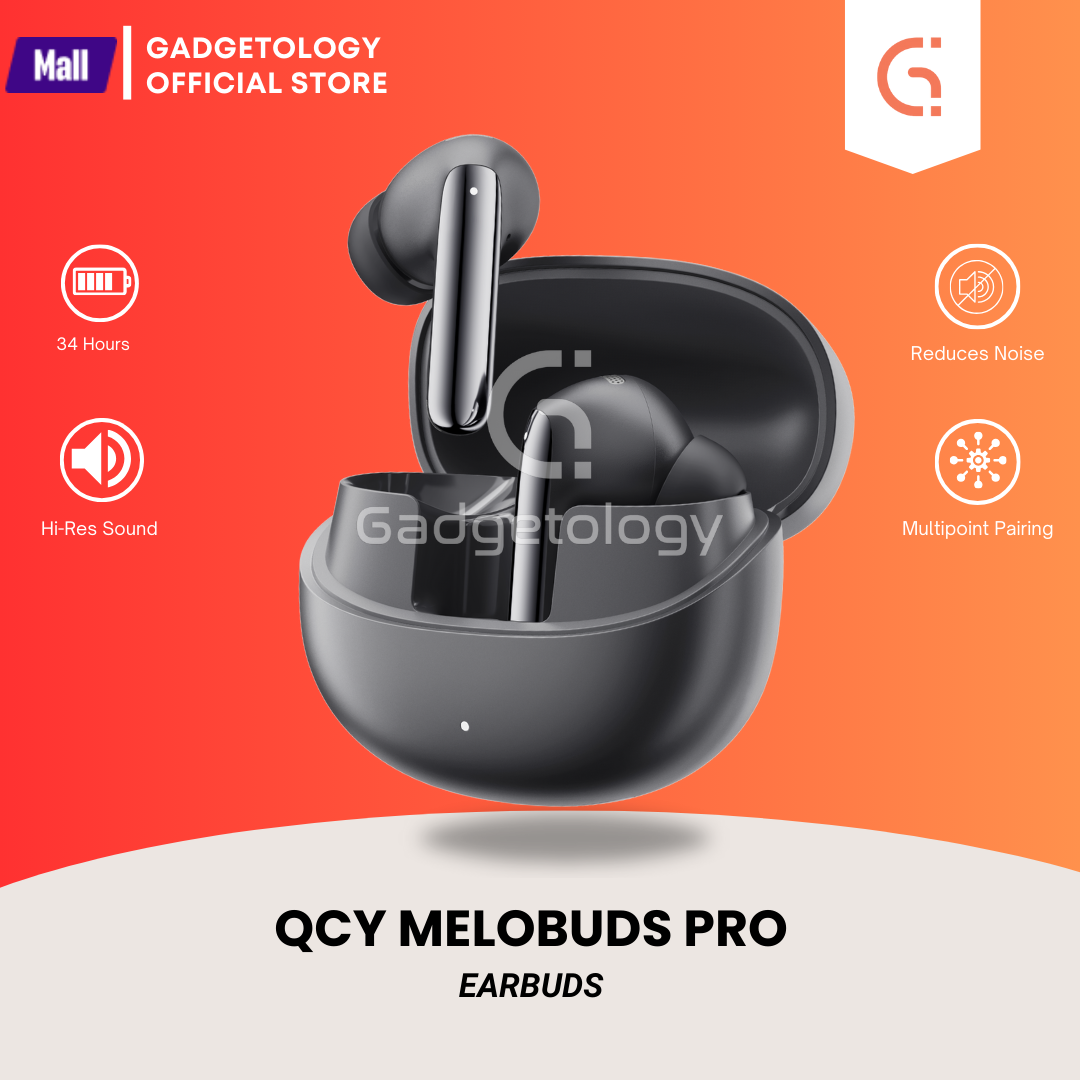 Picture of QCY MeloBuds Pro 46dB Hybrid ANC Hi-Res LDAC Earbuds