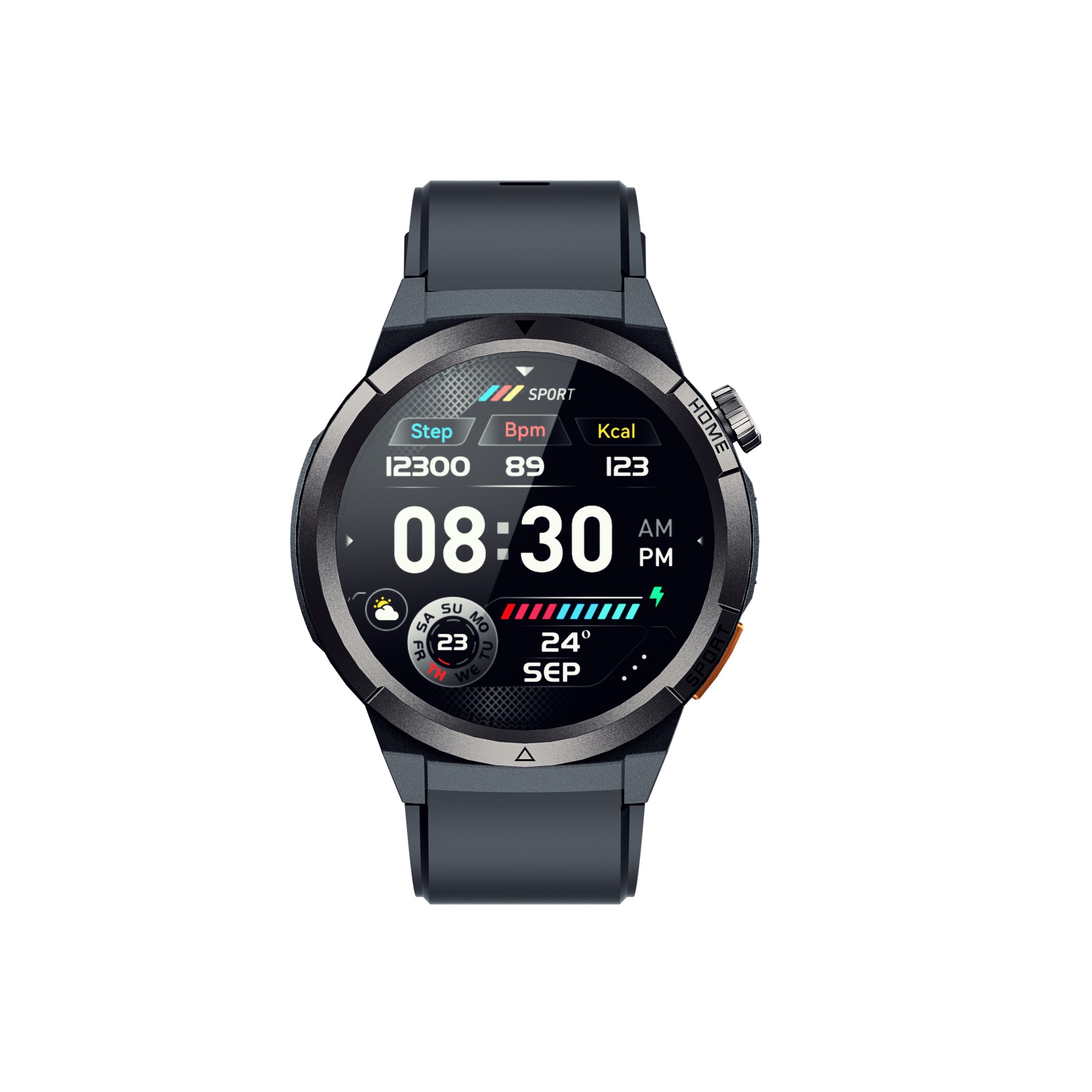 Picture of QCY Active GX Smartwatch, AOD AMOLED Display, Bluetooth Calling, Waterproof, App Connectivity, Sports Smart Watch