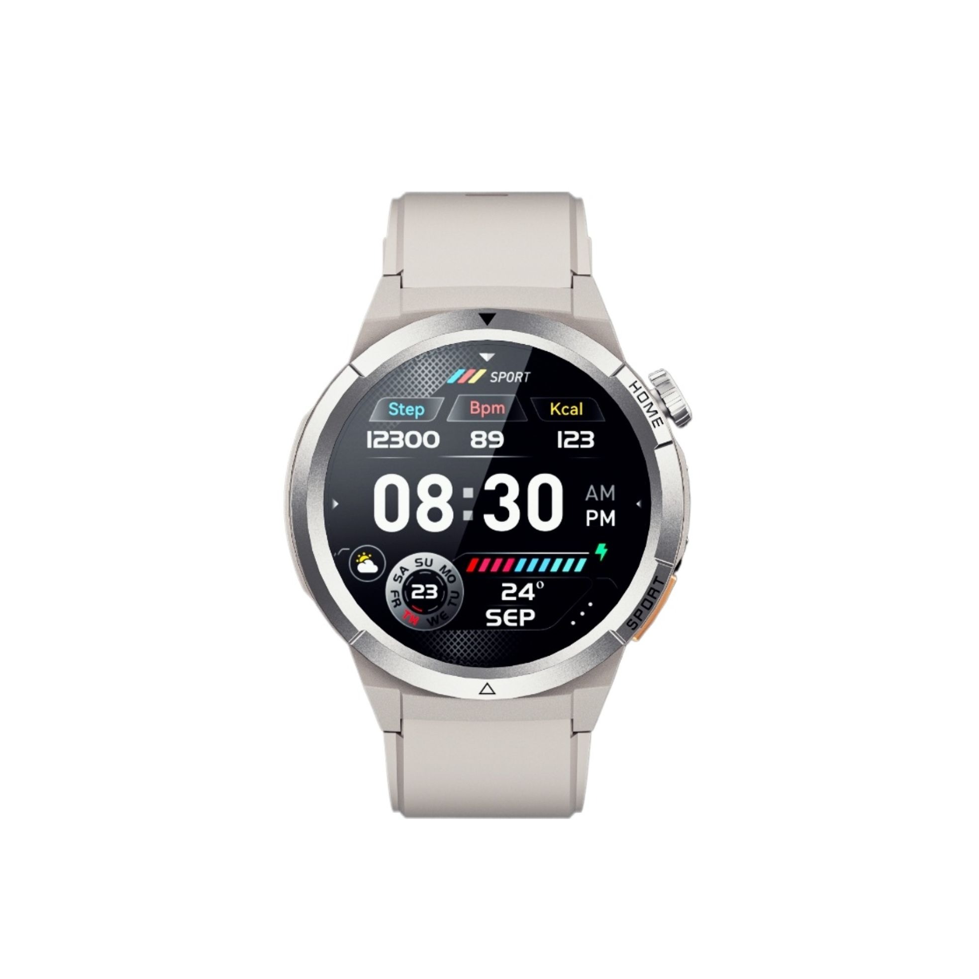 Picture of QCY Active GX Smartwatch, AOD AMOLED Display, Bluetooth Calling, Waterproof, App Connectivity, Sports Smart Watch