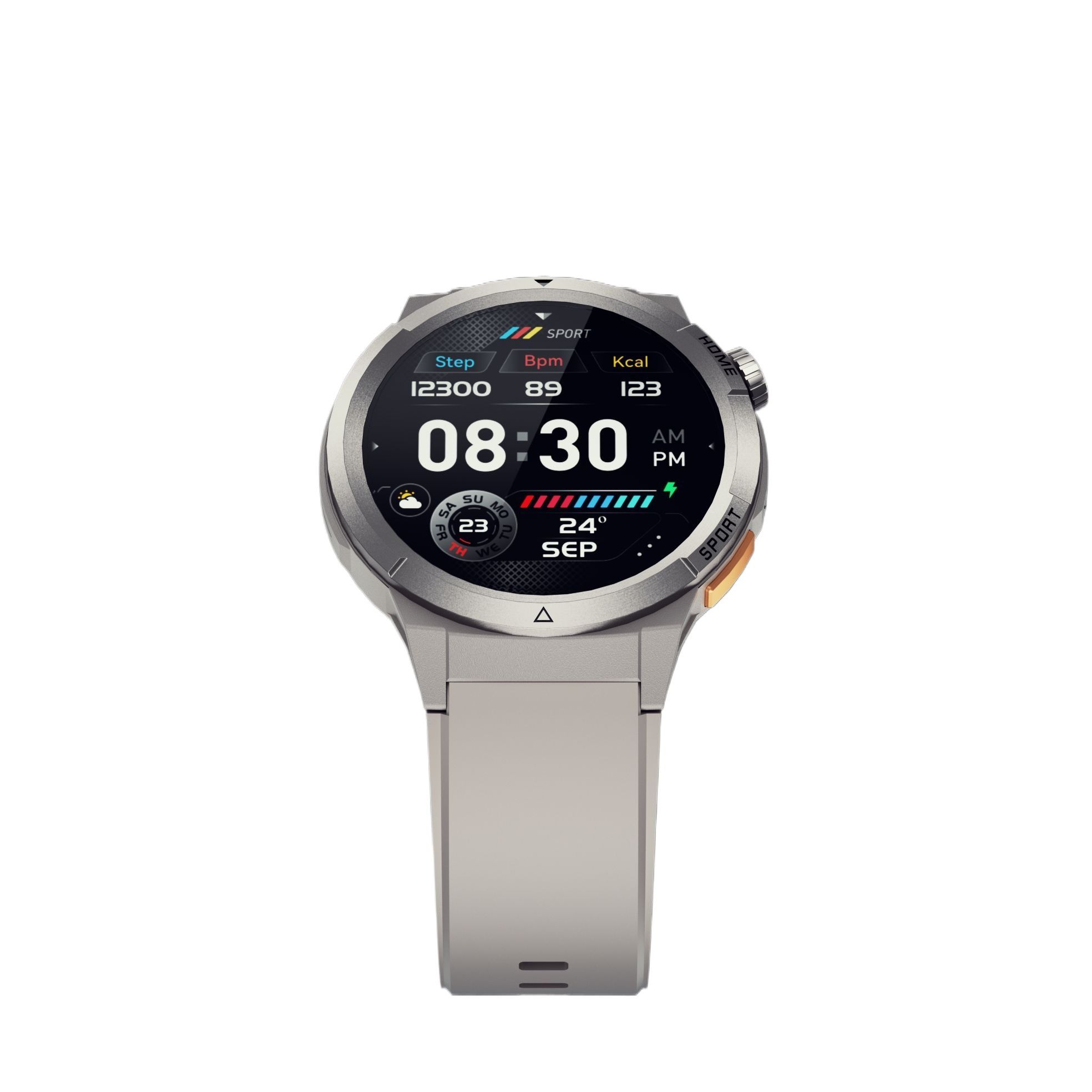 Picture of QCY Active GX Smartwatch, AOD AMOLED Display, Bluetooth Calling, Waterproof, App Connectivity, Sports Smart Watch