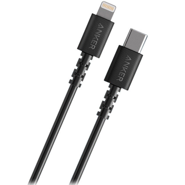 Picture of Anker PowerLine Select USB-C to Lightning MFI Certified Cable 3ft (A8612) – Black