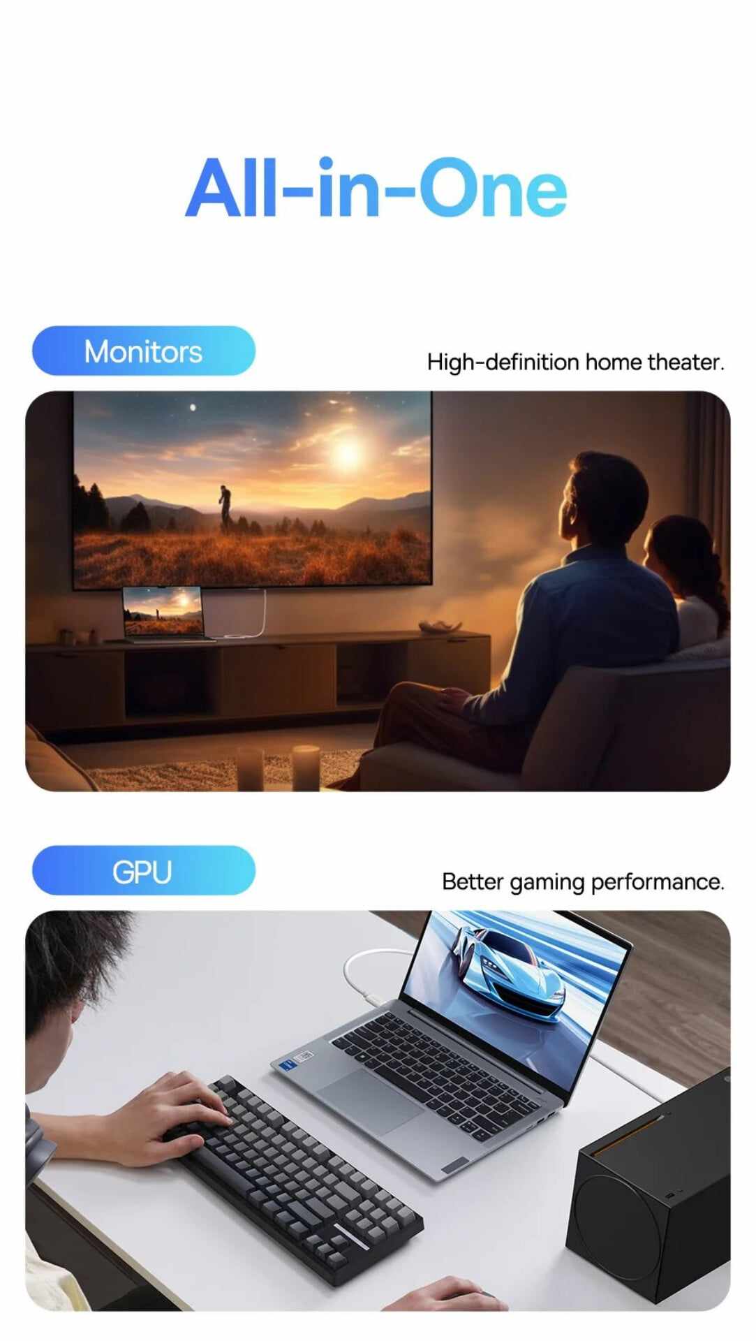 Picture of Baseus Cable Thunderbolt 4 Superior Series 2 USB4 8K 40gbps Full-Function Fast Charging Cable Type-C to Type-C 240W 1m