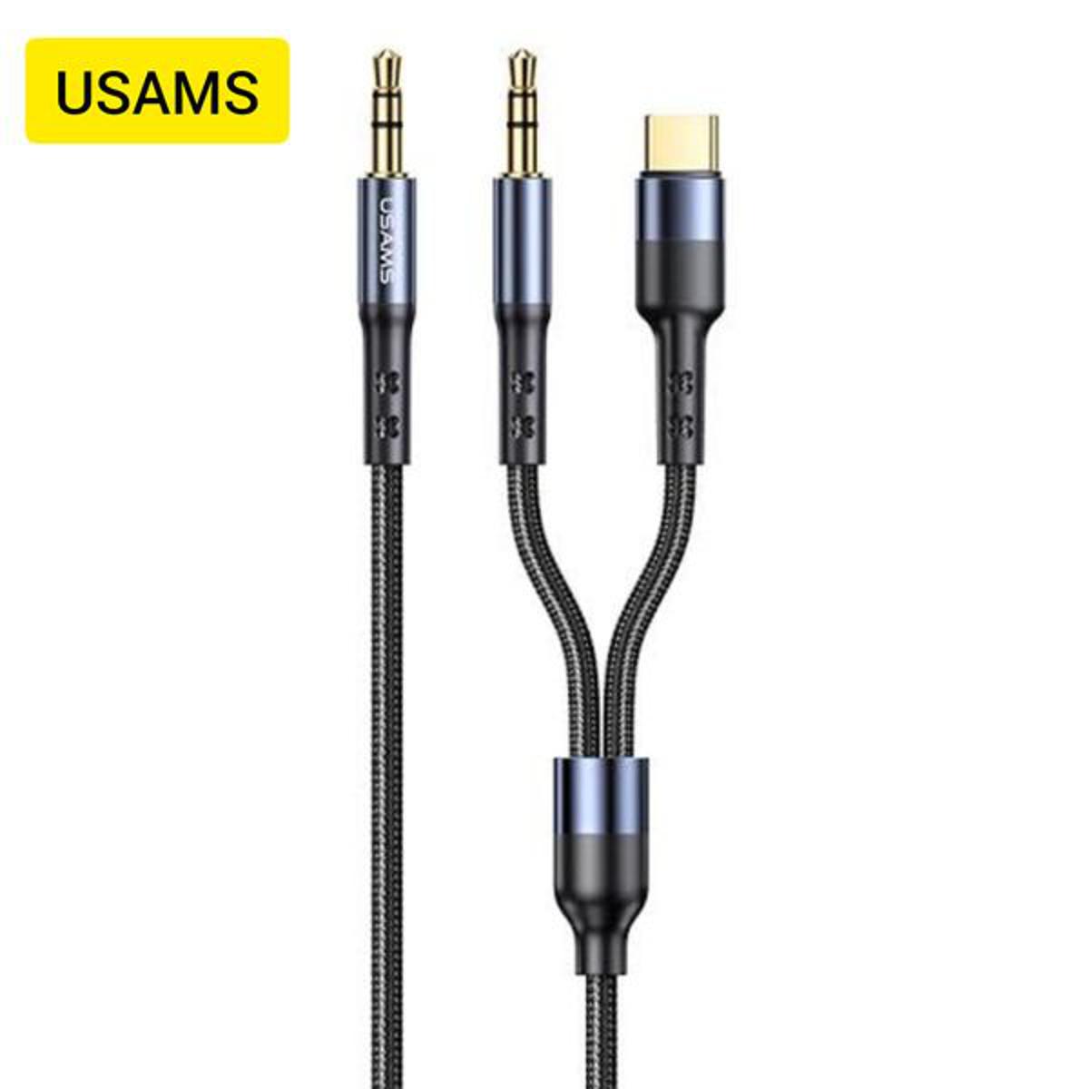 Picture of USAMS 2IN1 Type-C to 3.5mm Audio Cable