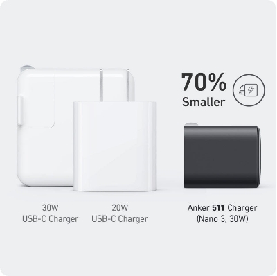 Picture of Anker Nano 3 30W Charger (Anker 511) for iPhone