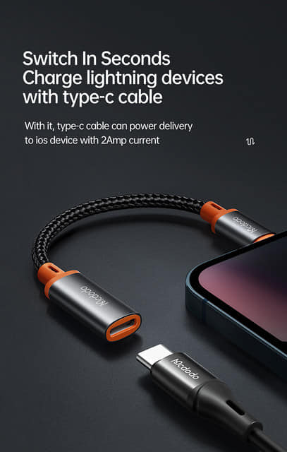 Picture of Mcdodo CA-1440 USB Type C to Lightning Converter Cable Castle Series