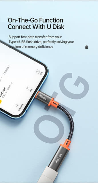 Picture of Mcdodo CA-1440 USB Type C to Lightning Converter Cable Castle Series