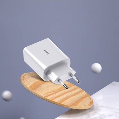 Picture of Baseus Speed Mini Quick Charger, PD + QC 3.0 18W (White)