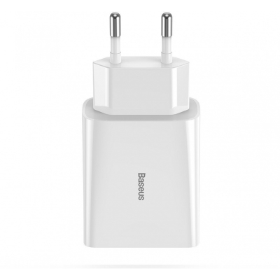 Picture of Baseus Speed Mini Quick Charger, PD + QC 3.0 18W (White)