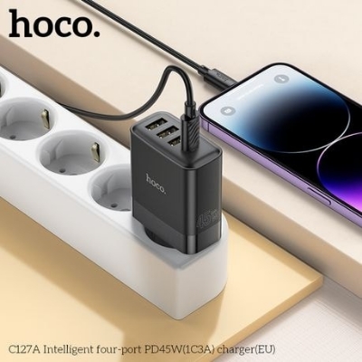 Picture of Hoco C127A Intelligent Four-Port Pd45W (1C3A) Charger