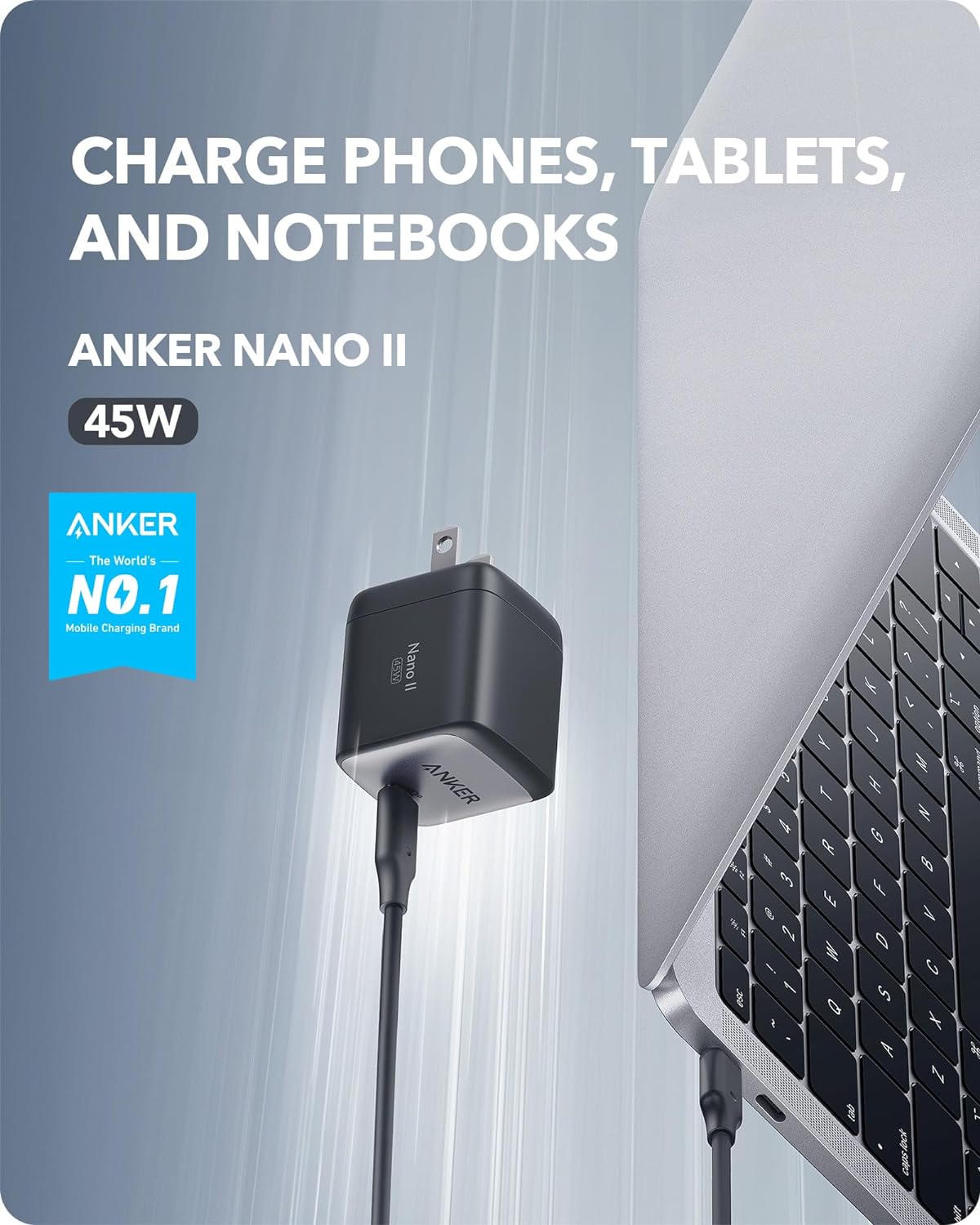 Picture of Anker Nano II 45W USB C Charger Adapter - Black