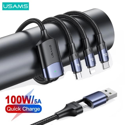Picture of USAMS US-SJ511 U71 100W All in One Aluminum Alloy Fast Charging Data Cable