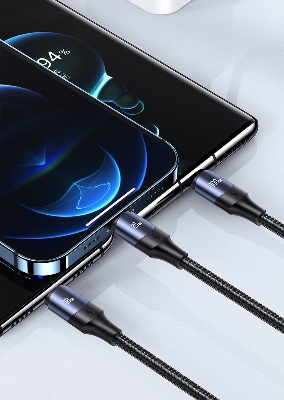 Picture of USAMS US-SJ511 U71 100W All in One Aluminum Alloy Fast Charging Data Cable