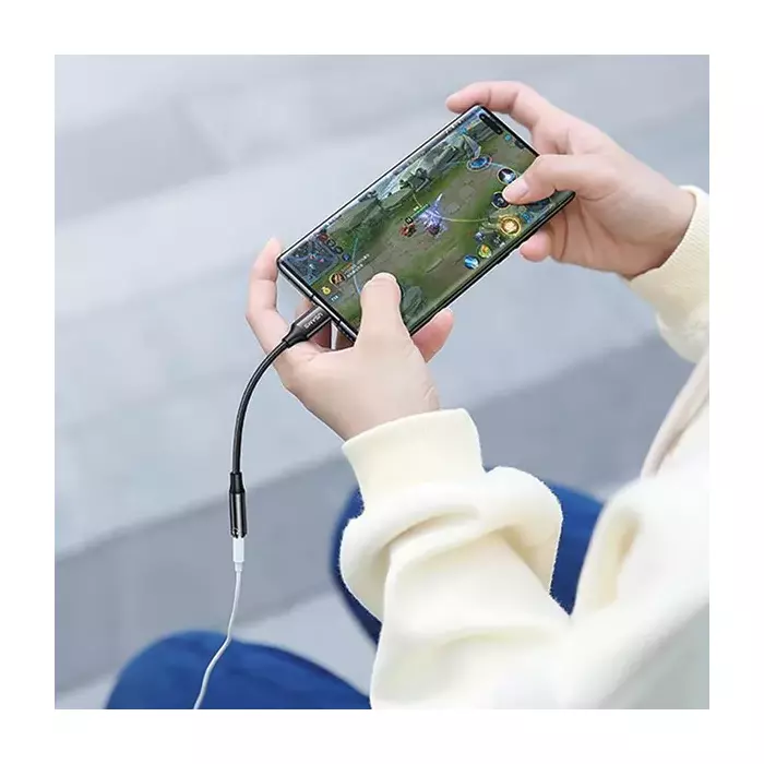 Picture of Usams US-SJ599 AU16 Type-C to 3.5DC Calling Audio Dongle (DAC Support)