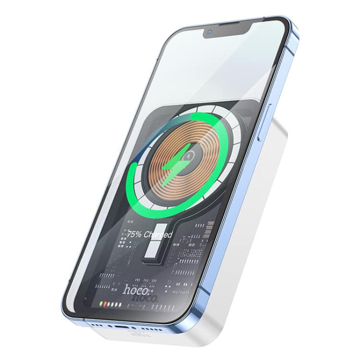 Picture of hoco Q10A 10000mAh PD 20W Transparent Magnetic Wireless Power Bank