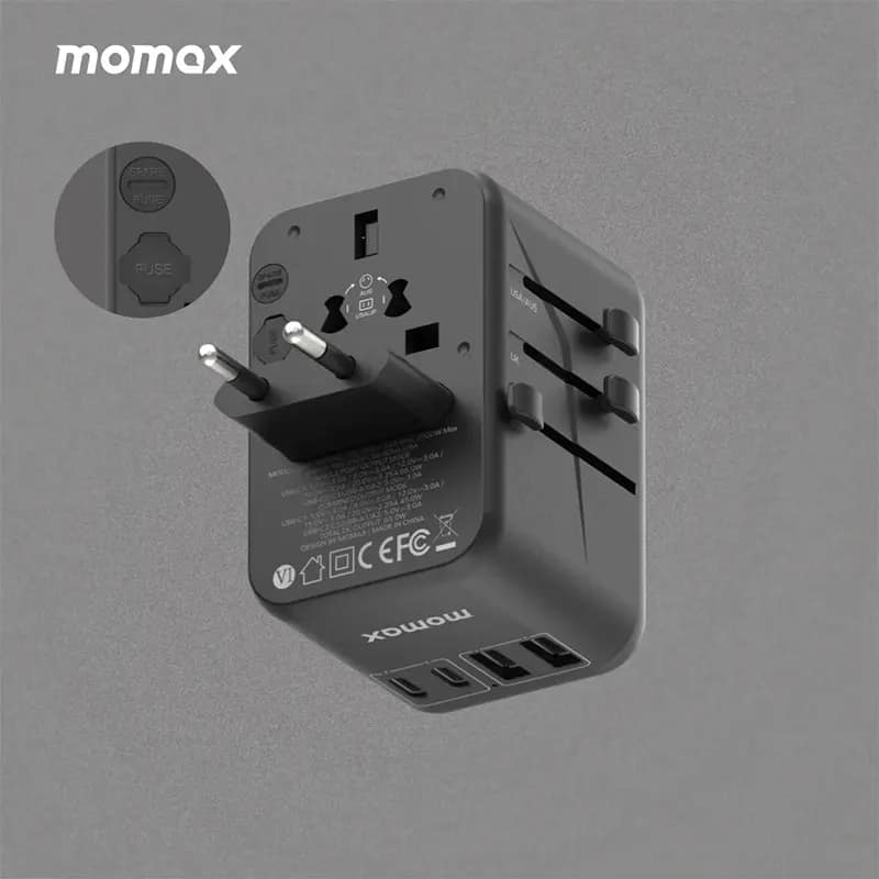 Picture of Momax 1-World 65W GaN Travel Socket Adapter