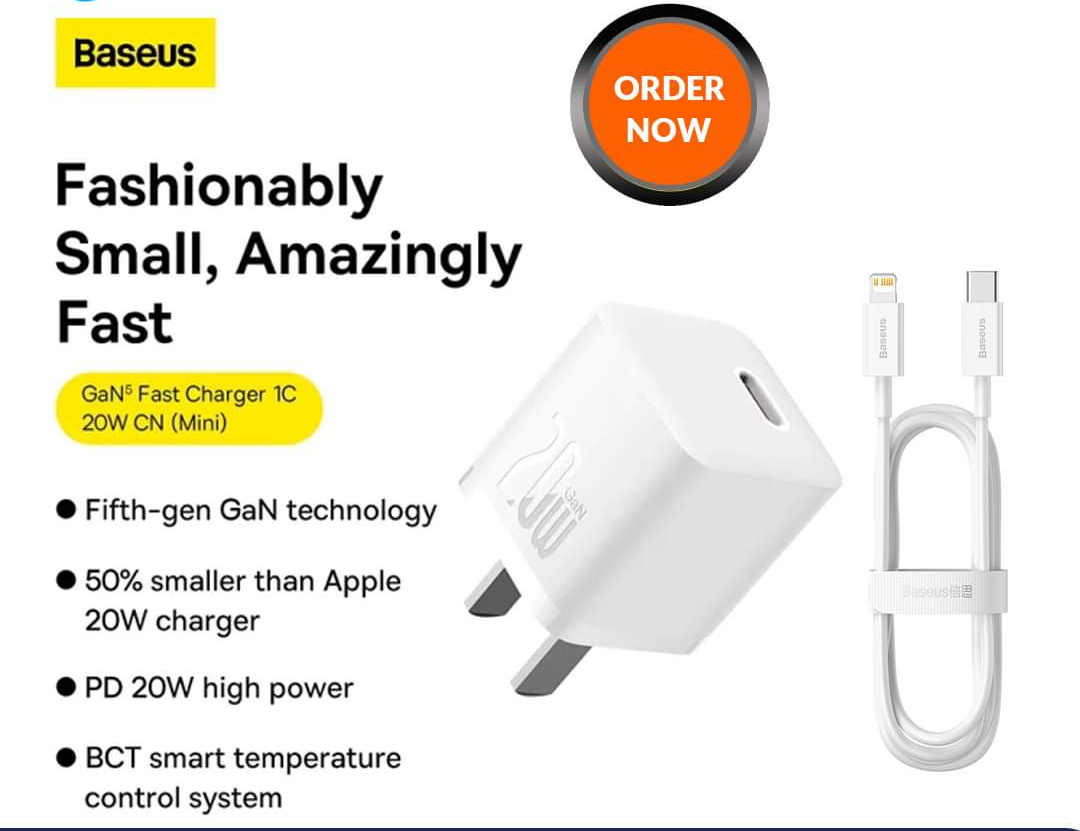 Picture of Baseus GaN5 Fast Charger with Cable 20W