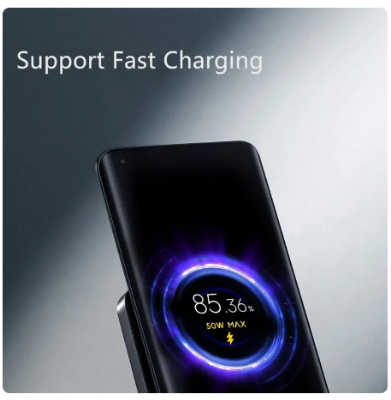 Picture of Xiaomi 55W Wireless Charger Max Vertical air-cooled wireless charging Support Fast Charger - Black