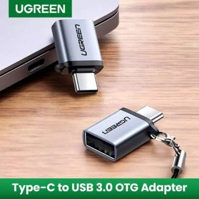 Picture of UGREEN USB C to USB 3.0 Adapter, Type C Male to USB Female OTG Adapter,Thunderbolt 3 to USB Adapter Compatible with MacBook Air 2020, iPad Pro 2020, Galaxy Note20 Ultra and More