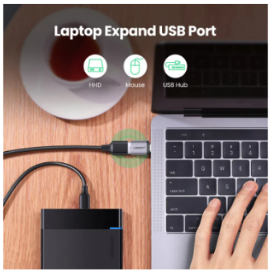 Picture of UGREEN USB C to USB 3.0 Adapter, Type C Male to USB Female OTG Adapter,Thunderbolt 3 to USB Adapter Compatible with MacBook Air 2020, iPad Pro 2020, Galaxy Note20 Ultra and More