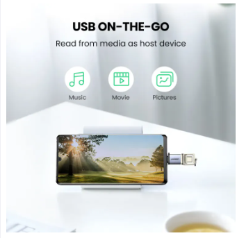 Picture of UGREEN USB C to USB 3.0 Adapter, Type C Male to USB Female OTG Adapter,Thunderbolt 3 to USB Adapter Compatible with MacBook Air 2020, iPad Pro 2020, Galaxy Note20 Ultra and More
