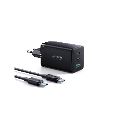 Picture of Joyroom TCG01 GaN Ultra 65W 2C1A Fast Charger +100W C to C Cable 1.2m