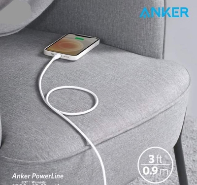 Picture of Anker 310 USB-C to Lightning Cable (3ft) Compatible with iPhone, iPad, and iPod
