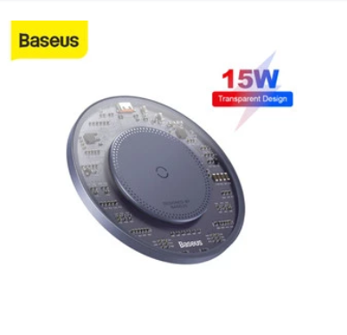 Picture of Baseus Simple 2 Wireless Charger 15W Fast Charging PD - Black