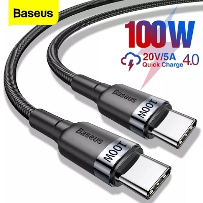 Picture of Baseus Cable 2-in-1 Twins Cable Type-C 60W Lightning - Black