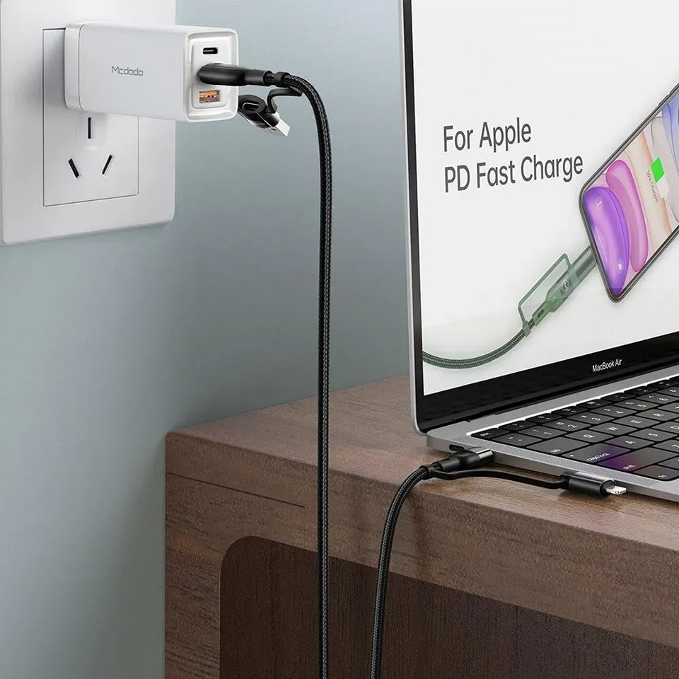 Picture of Mcdodo CA-8070 60W 4 in 1 PD Fast Charge Data Cable 1.2M