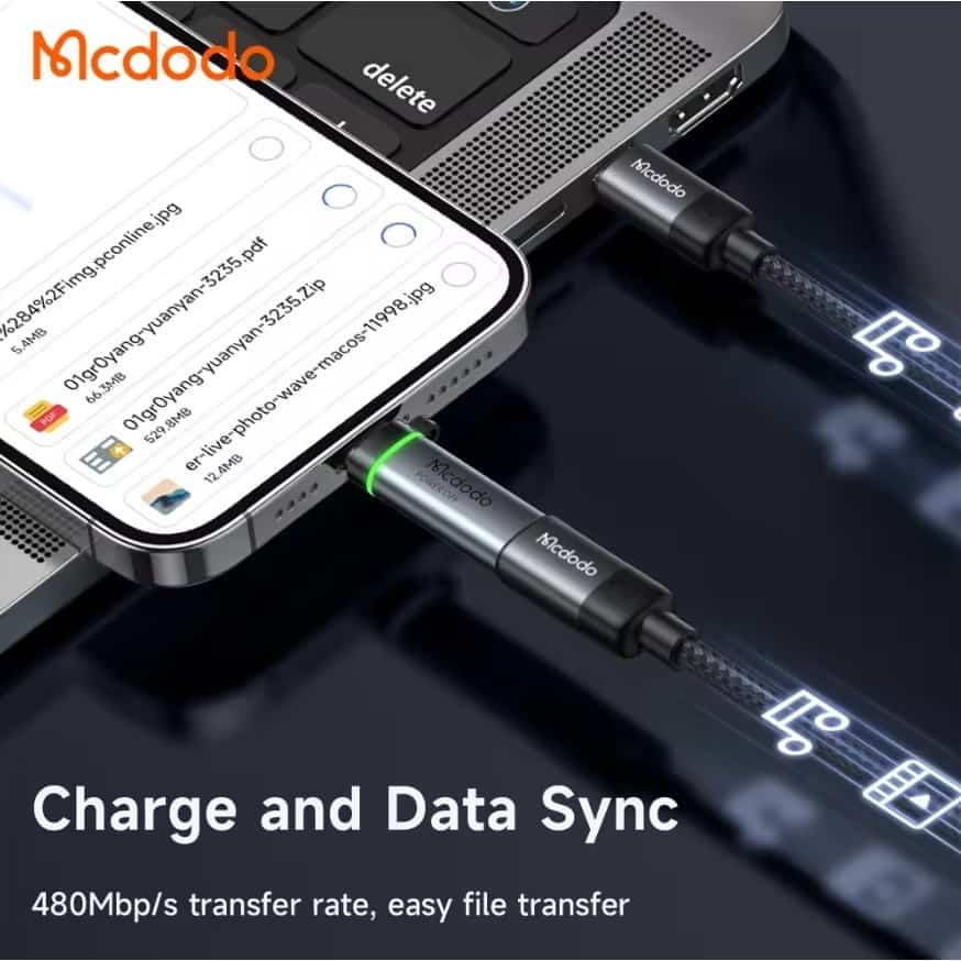Picture of Mcdodo OT-259 36W USB-C to Lightning Auto Power Off Adapter