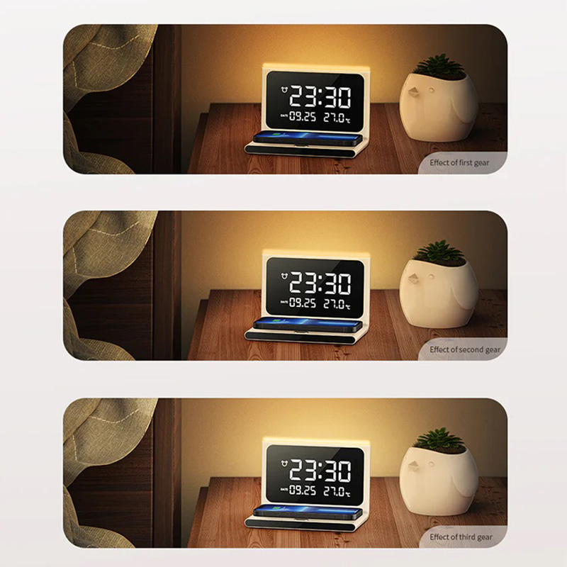 Picture of Recci RLS-L12 Perpetual Calendar Wireless Charger With Lamp - White