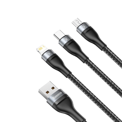 Picture of Baseus Flash Series 3-in-1 5A 40W Fast Charging Data Cable