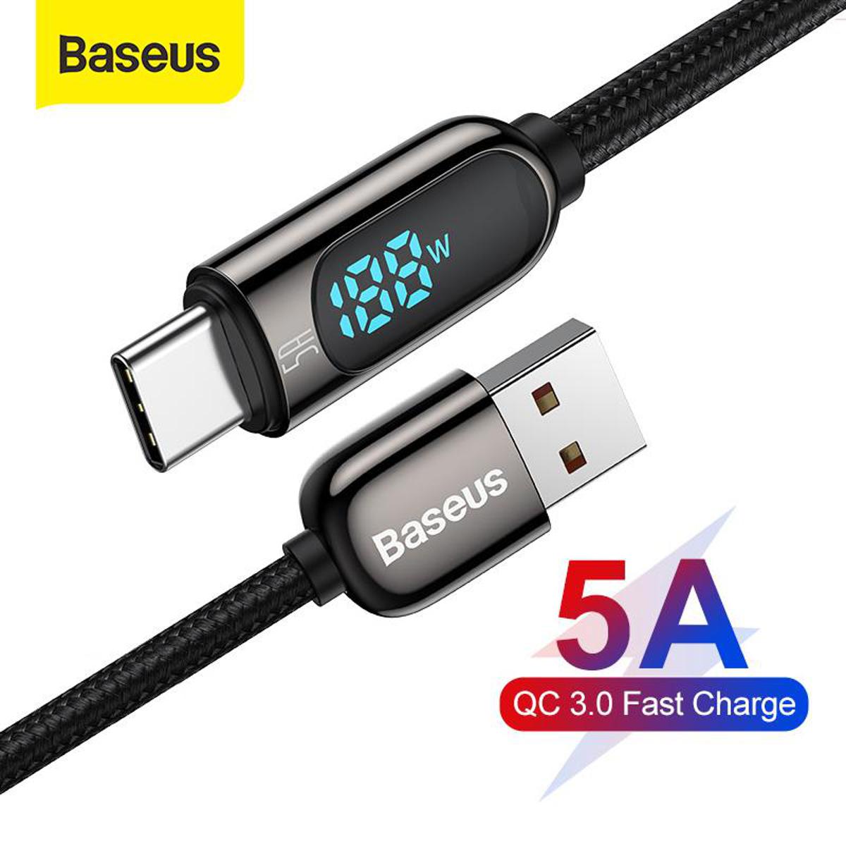 Picture of BASEUS Type-C 5A Power Display Fast Charging Data Cable USB