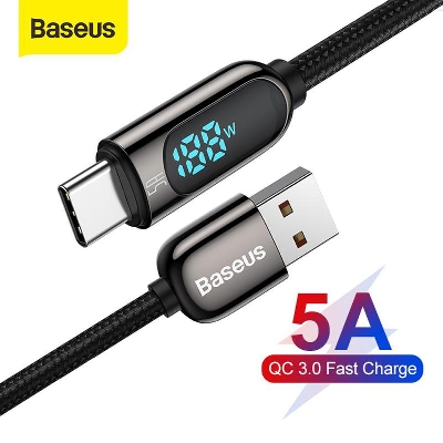 Picture of BASEUS Type-C 5A Power Display Fast Charging Data Cable USB