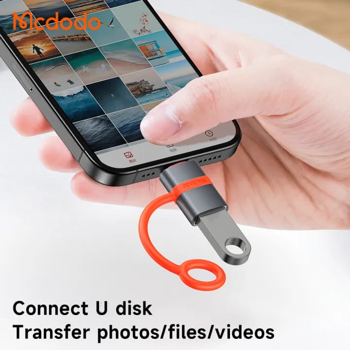 Picture of Mcdodo OT-260 USB-A to Lightning Adapter With Silicone Hook